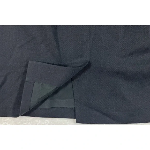 Vintage Eddie Bauer Aka Women's Size 6 Black Pencil Skirt 100% Wool Office Siren - Picture 4 of 11